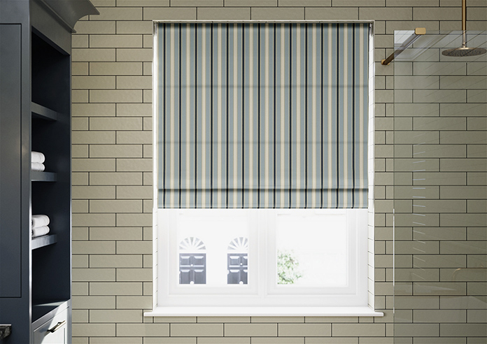 The British Stripe Co. Charles, Polzeath No.1 - Twist&Fit Roman Blind - Image 3